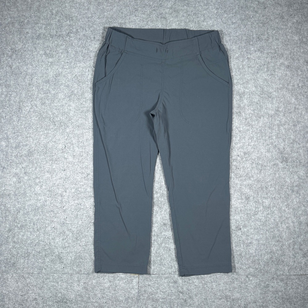 Marmot Pants‎ Womens Medium Grey Elda Crop Hiking Outdoor Lightweight Stretch